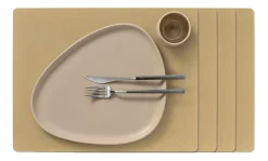 Lind DNA Placemat Square L Nupo Khaki (Set van 4) Online