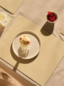 Lind DNA Placemat Square L Nupo Lemon Sorbet (Set van 4)