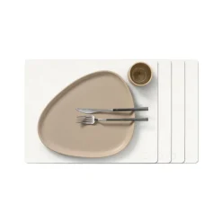 Placemat Lind DNA Square L Nupo Pure White (Set van 4)
