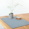 Placemat Lind DNA Square L Nupo Light Blue (Set van 4)