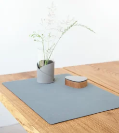 Placemat Lind DNA Square L Nupo Light Blue (Set van 4)