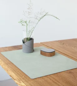 Placemat Lind DNA Square L Nupo Olive Green (Set van 4)