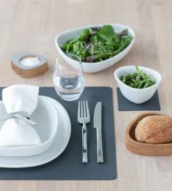Lind DNA Placemat Square L Nupo Anthracite (Set van 4) Outlet