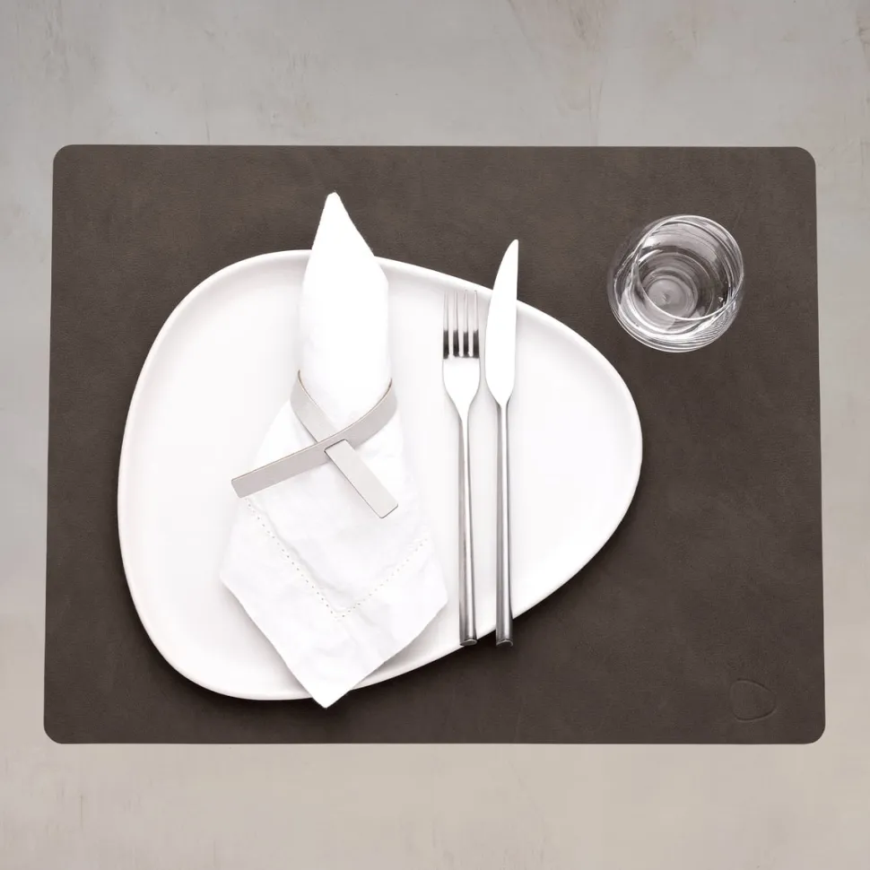 Placemat Lind DNA Square L Serene Cream (Set van 4)