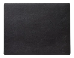 Placemat Lind DNA Square L Serene Black (Set van 4)