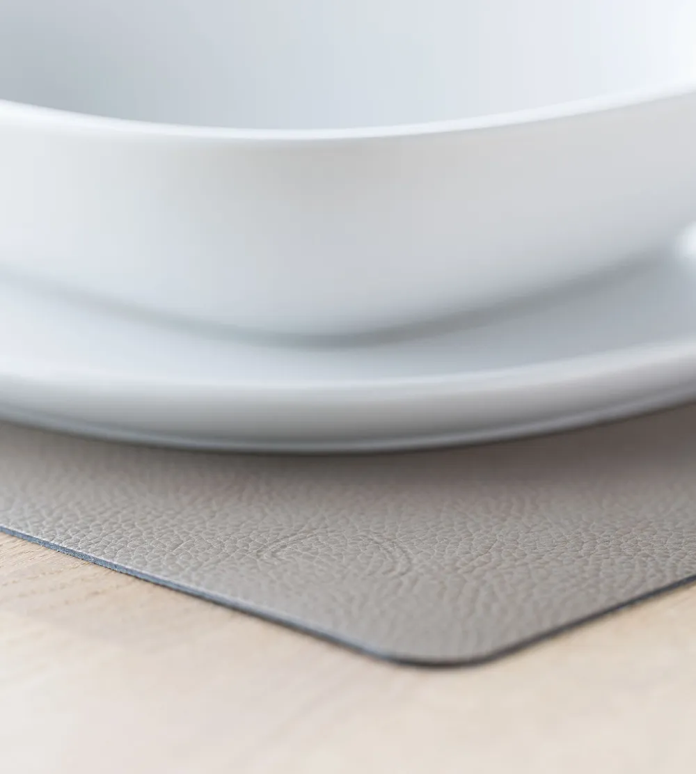 Lind DNA Placemat Square M Serene Mole Grey (Set van 4)