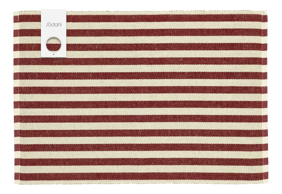 Placemat Södahl Statement Stripe Red