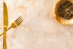 Placemat Ziczac Shell Ivory