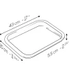 Peugeot Plancha Grill to Table Rechthoekig Zwart 43 cm Discount
