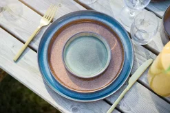 Plat Bord Cosy & Trendy Quintana Blue 32,5 cm (Set van 2)
