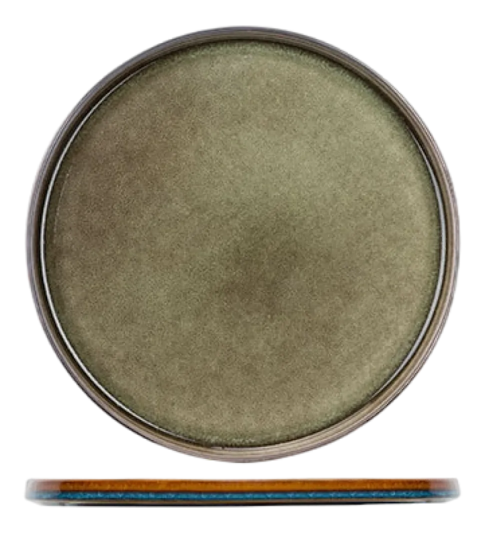 Plat Bord Cosy & Trendy Quintana Green 32,5 cm (Set van 2)