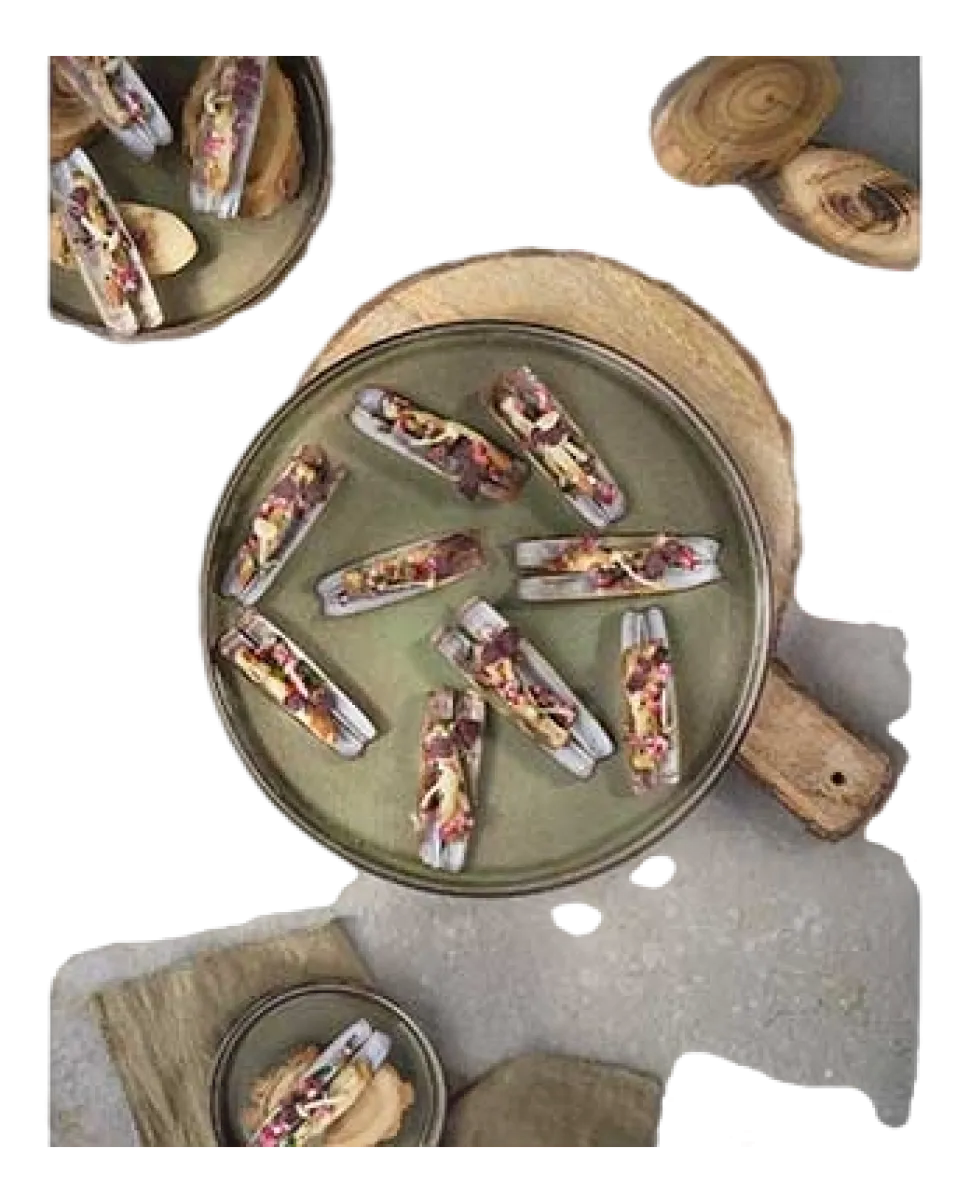 Plat Bord Cosy & Trendy Quintana Green 32,5 cm (Set van 2)