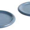 Plate HAY Barro Dark Blue Ø24 cm (Set of 2)
