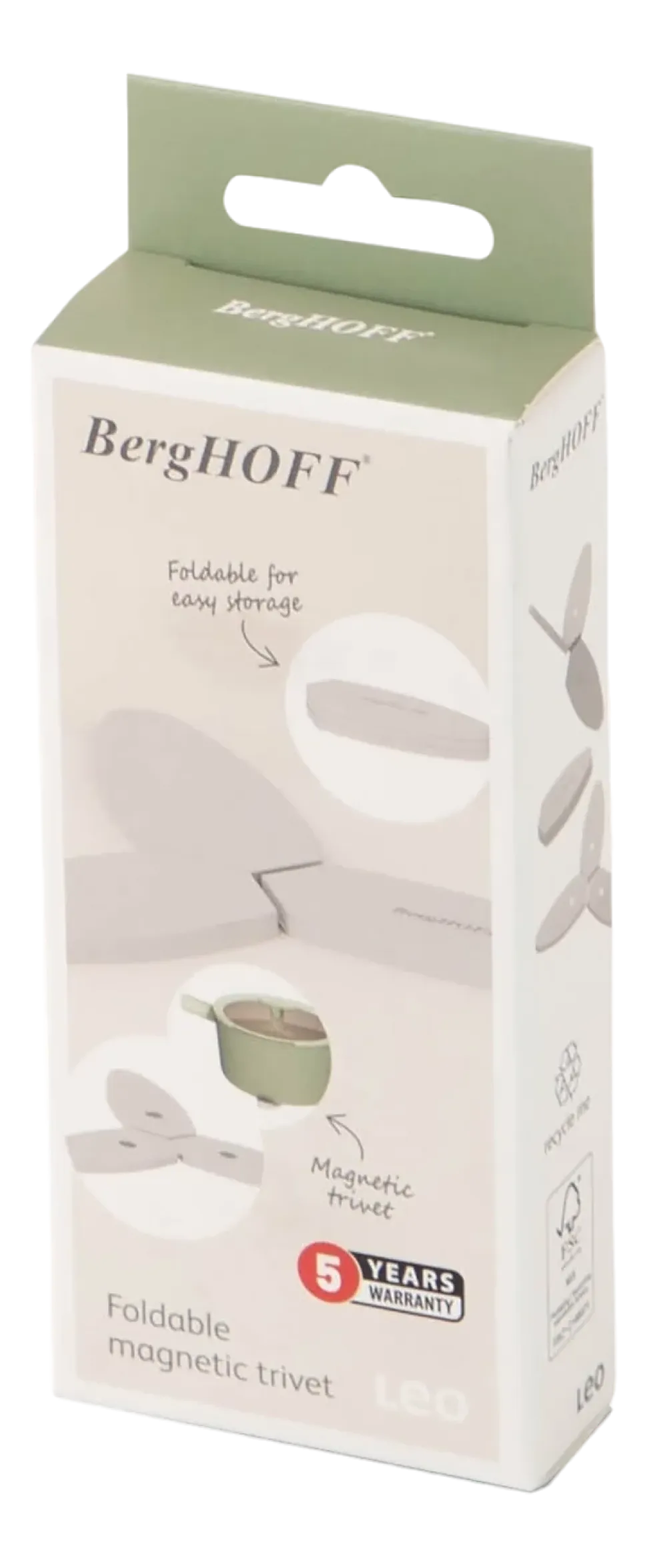 Plooibare Magnetische Onderzetter BergHOFF Leo Line Moonmist