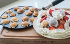 Poffertjespan Ronneby Bruk Maestro Houten Greep
