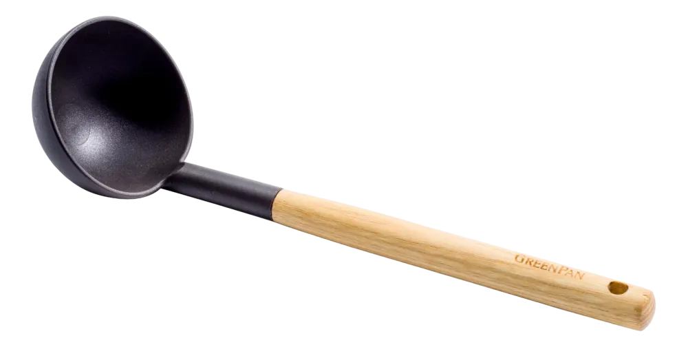 GreenPan Pollepel Mayflower Houtkleurig