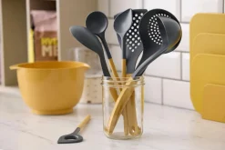 Rosti Pollepel Optima With Hole Curry Nylon 31 cm Discount