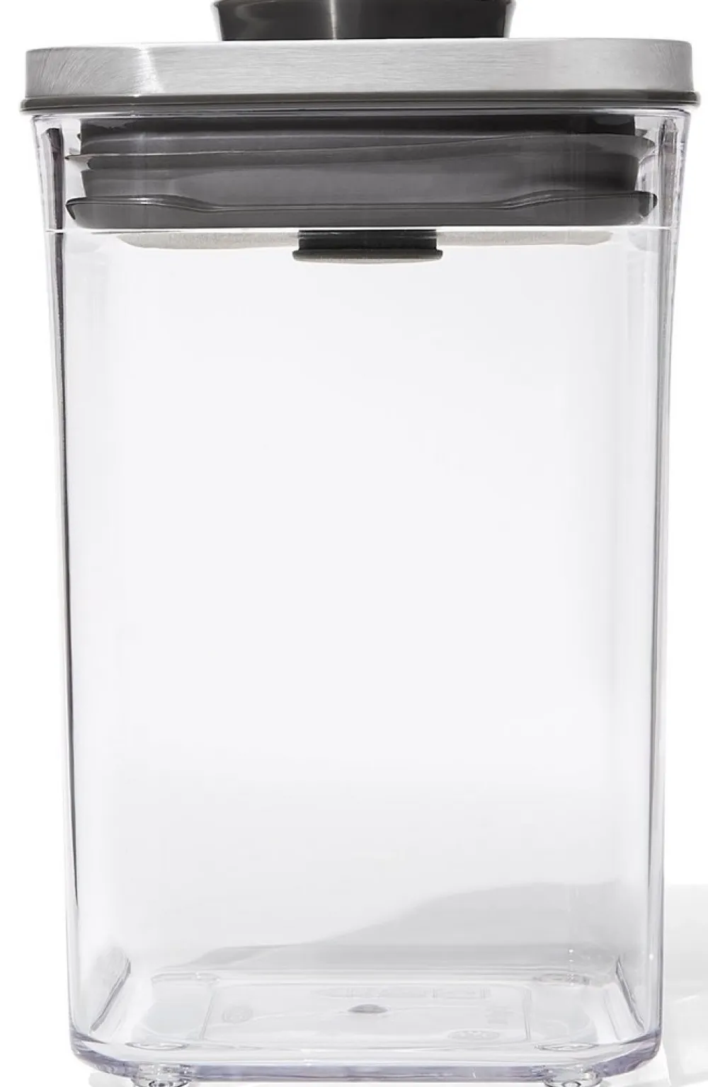 OXO POP Container 2.0 Good Grips SteeL Klein Vierkant Laag (1,0 L) Clearance