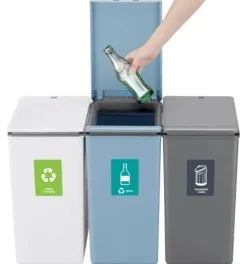 Prullenbak EKO Morandi Touch 20L Grijs