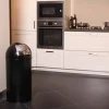 Prullenbak EKO Pushcan Zwart 40L
