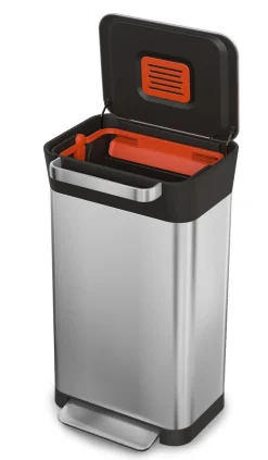 Prullenbak Joseph Joseph Intelligent Waste Titan Zilver 30L
