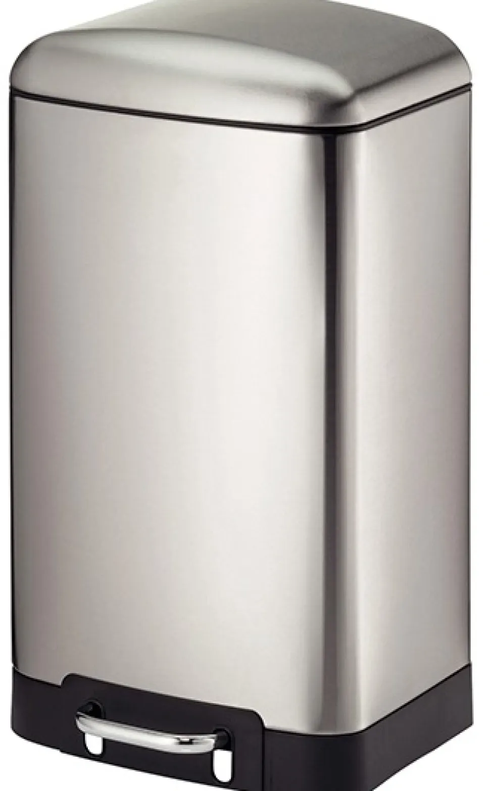 Prullenbak Kela Davino Pedaal Silent Close 12L Silver Matt
