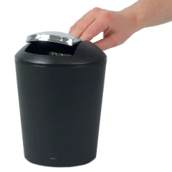 Prullenbak Kela Marta Swing 1,7L Black