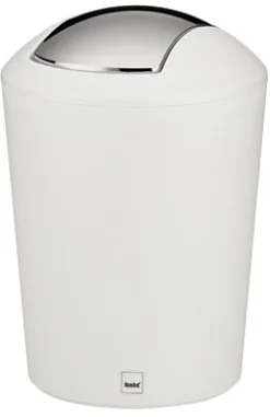 Prullenbak Kela Marta Swing 1,7L White