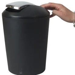 Prullenbak Kela Marta Swing 5L Black