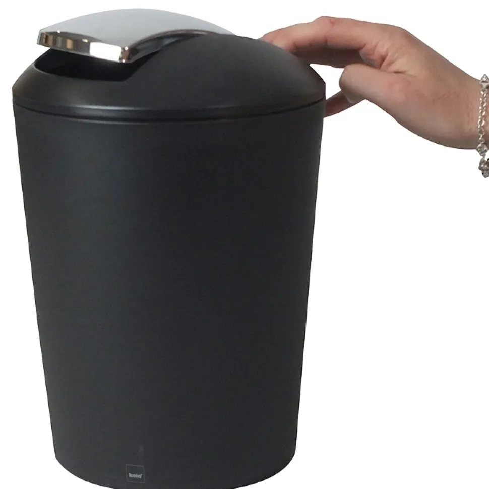 Prullenbak Kela Marta Swing 5L Black
