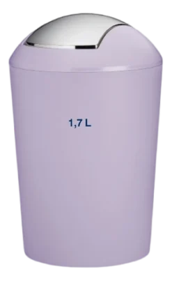 Prullenbak Kela Marta Swing Pastel Lila 1,7 liter
