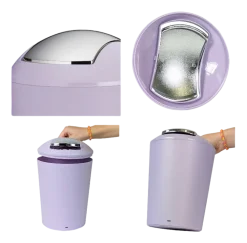 Kela Prullenbak Marta Swing Pastel Lila 5 L Hot