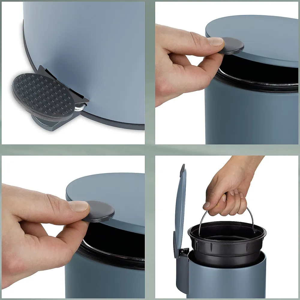 Kela Prullenbak Mata Pedaal 3L Blauw Outlet