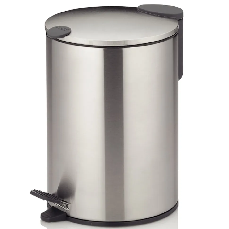 Prullenbak Kela Mats 3L Silver Matt