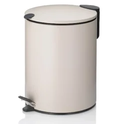 Kela Prullenbak Mats met Pedaal Beige 5 liter Discount