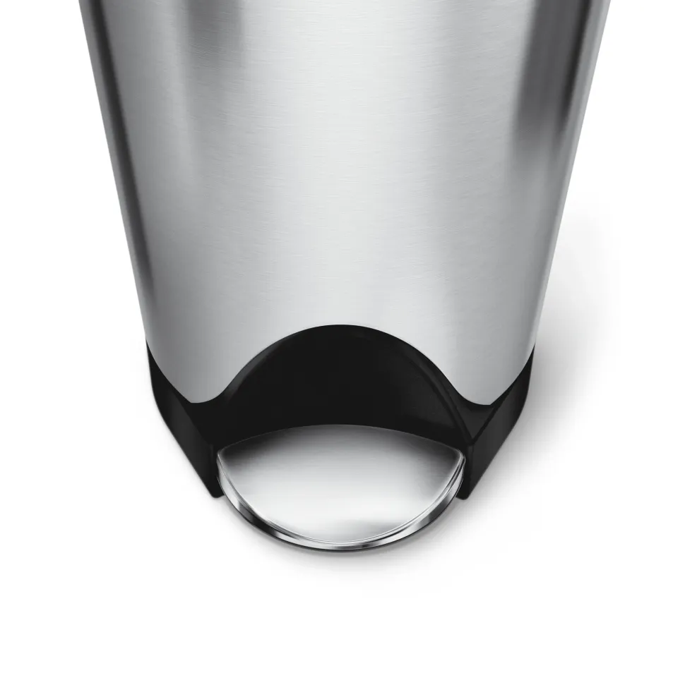 Prullenbak simplehuman Butterfly Zilver 18L