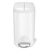 simplehuman Prullenbak Butterfly Wit 10L Online