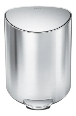 simplehuman Prullenbak Halfrond Geborsteld Staal 6L Online