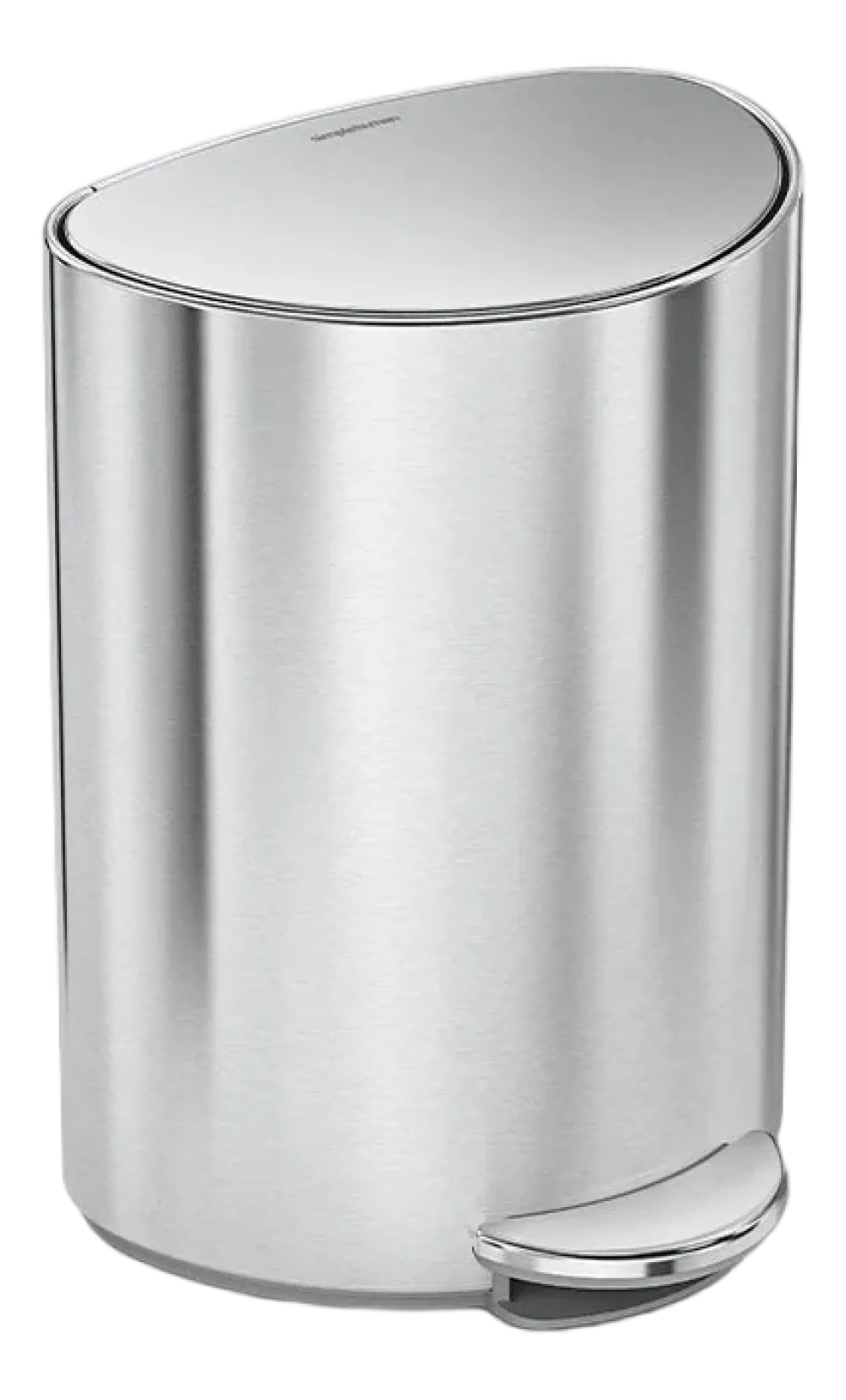 simplehuman Prullenbak Halfrond Geborsteld Staal 6L Online