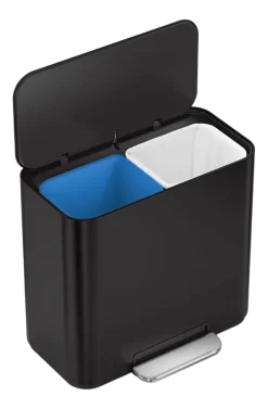 simplehuman Prullenbak Mini Recycler Matzwart 7,5+7,5L Discount