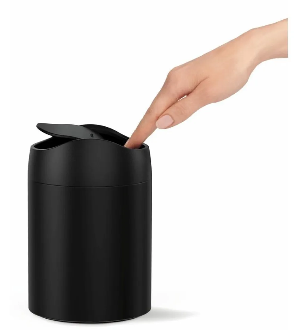 simplehuman Prullenbak Mini Can Zwart 1,5L 2023