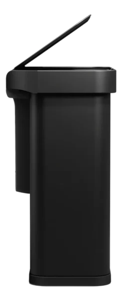 Prullenbak Simplehuman Rechthoekig Met Sensor Recycle Matzwart Staal 34+24L