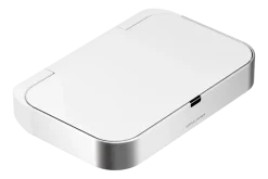 simplehuman Prullenbak Rechthoekig Met Sensor Wit Staal 58L Sale