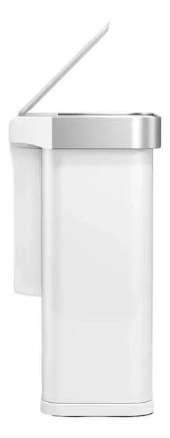simplehuman Prullenbak Rechthoekig Met Sensor Wit Staal 58L Sale