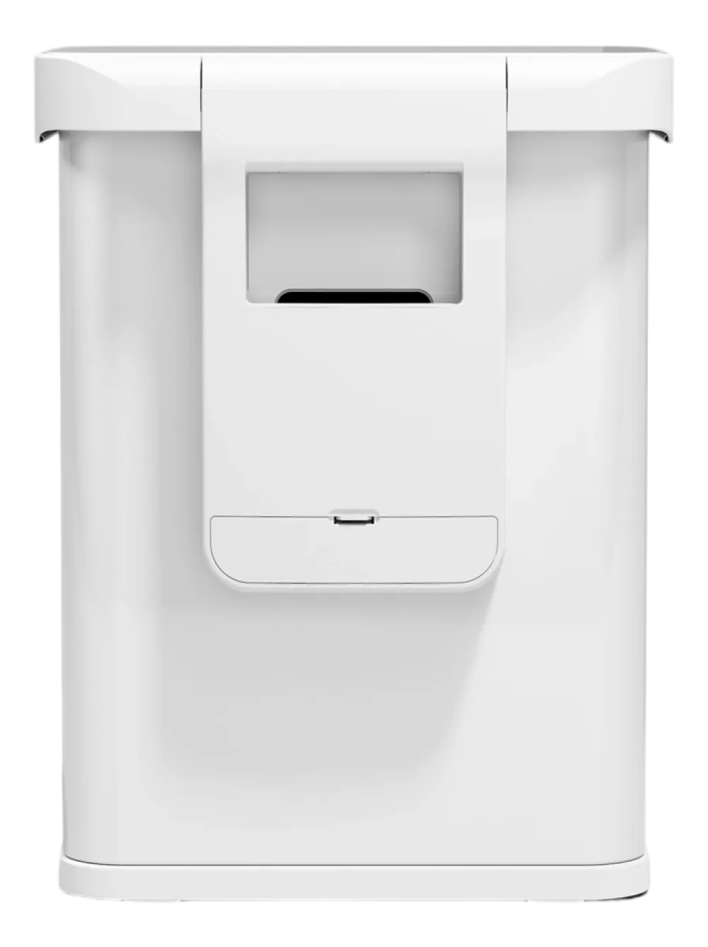simplehuman Prullenbak Rechthoekig Met Sensor Wit Staal 58L Sale