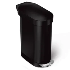 simplehuman Prullenbak Slim Zwart 45L 2023 New