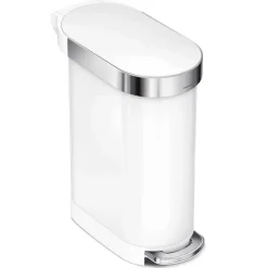 simplehuman Prullenbak Slim Wit 45L Online