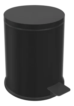 Prullenbak Zack Vasca Zwart 3 L