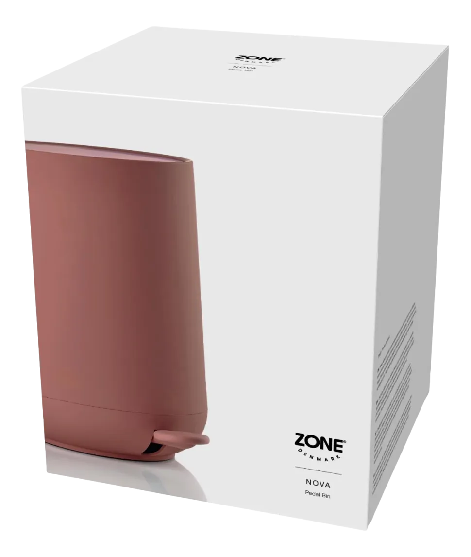 Prullenbak Zone Denmark Nova Peach Red 5L