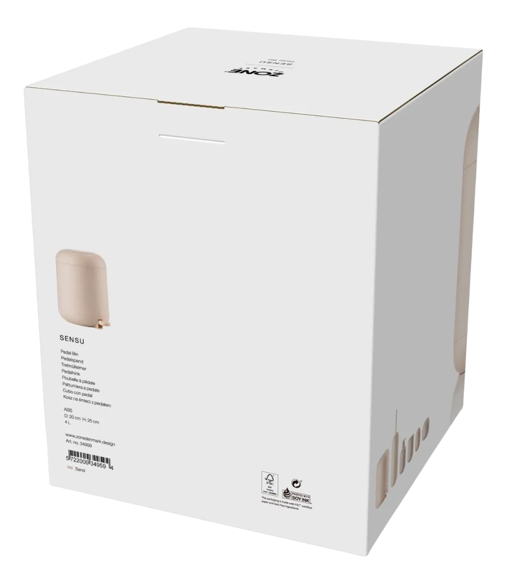 Zone Denmark Prullenbak Sensu Sand 4L New